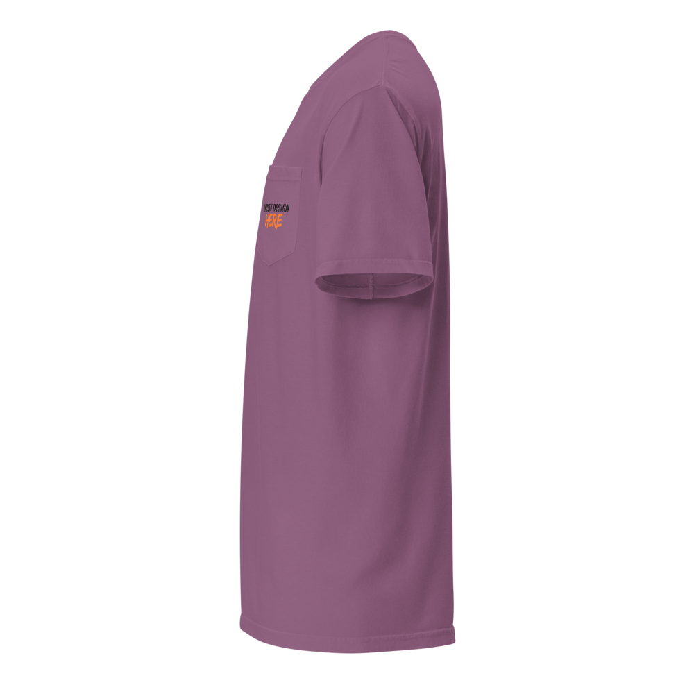 Unisex garment-dyed pocket t-shirt