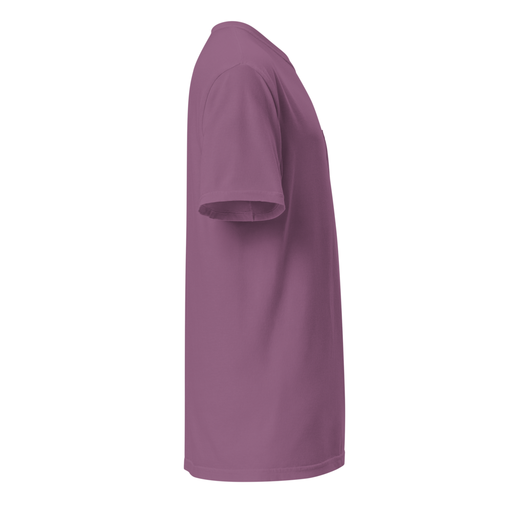 Unisex garment-dyed pocket t-shirt