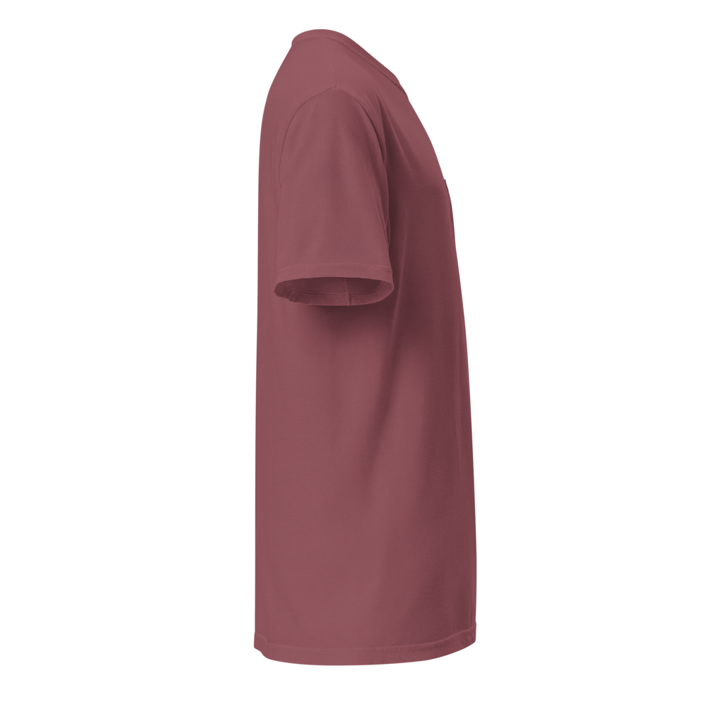 Unisex garment-dyed pocket t-shirt