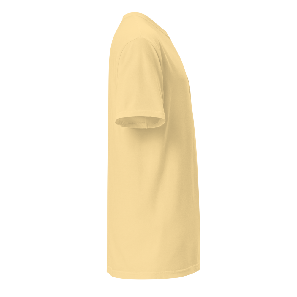 Unisex garment-dyed pocket t-shirt