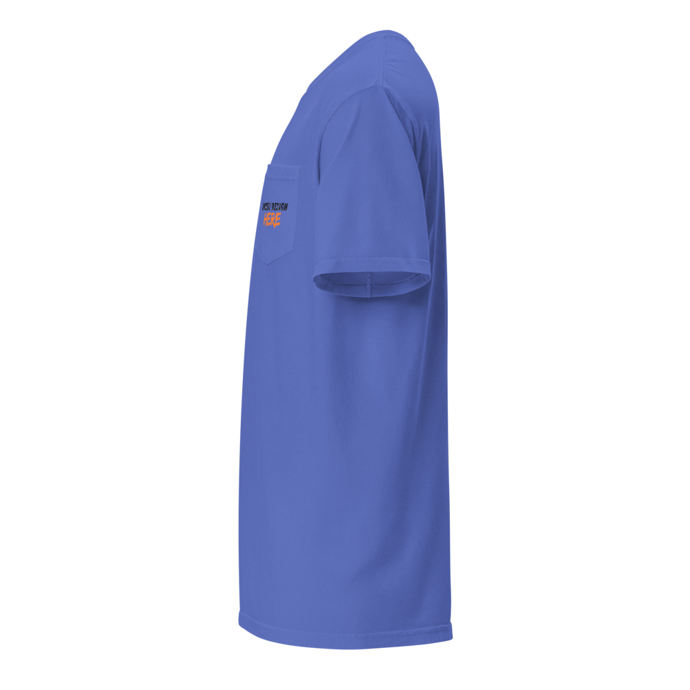 Unisex garment-dyed pocket t-shirt