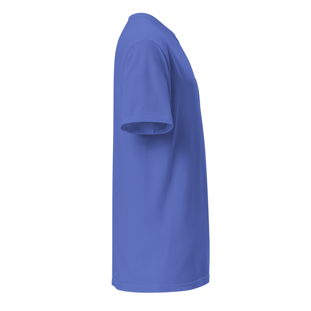 Unisex garment-dyed pocket t-shirt