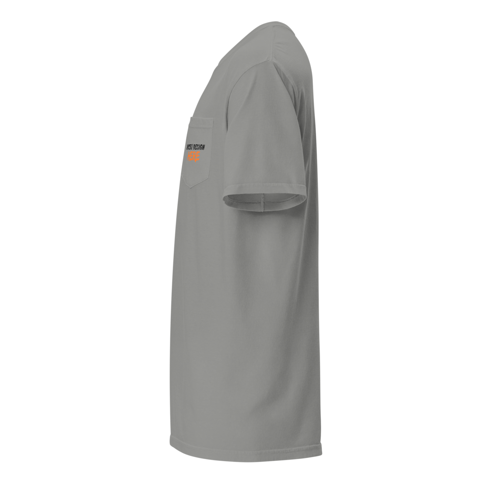 Unisex garment-dyed pocket t-shirt