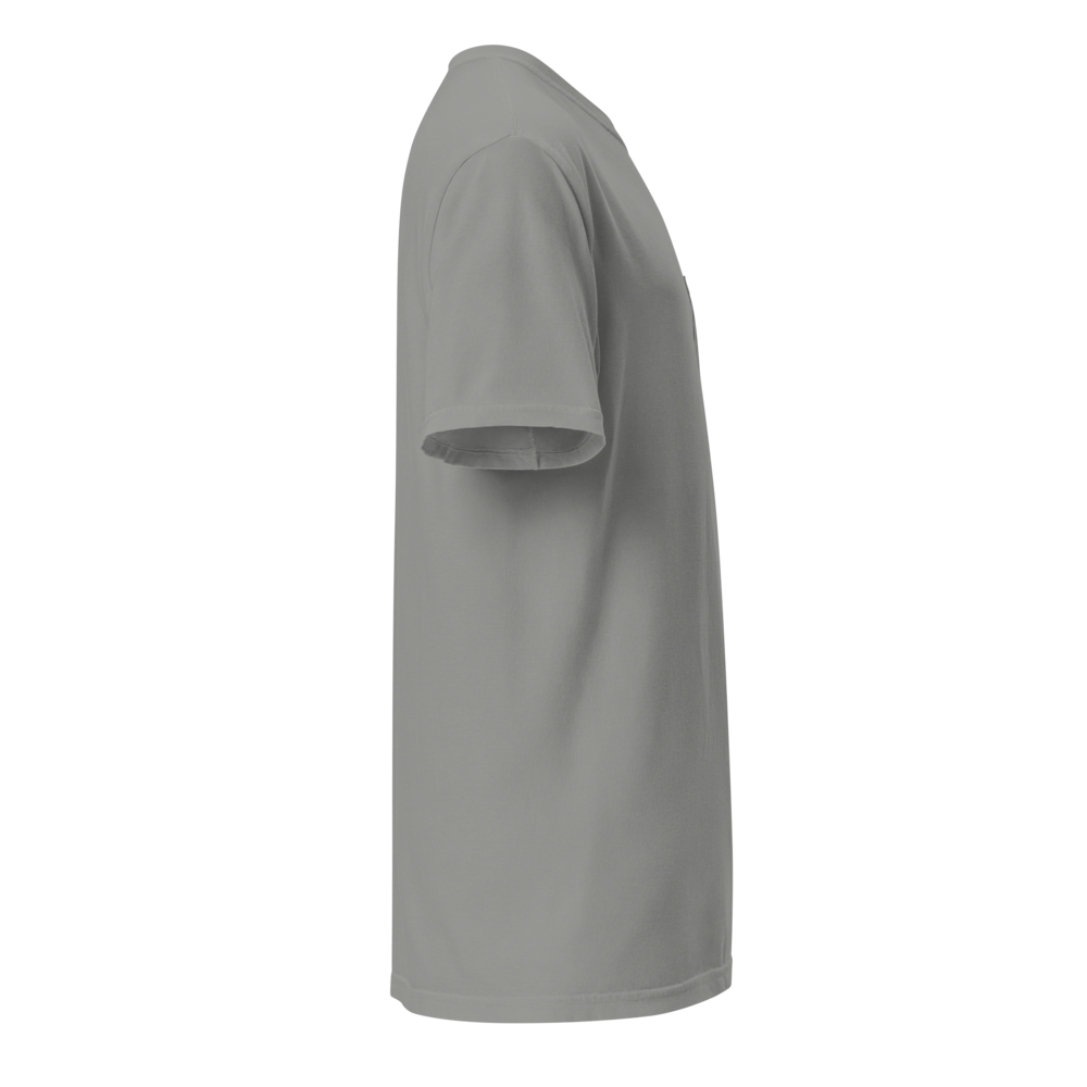 Unisex garment-dyed pocket t-shirt
