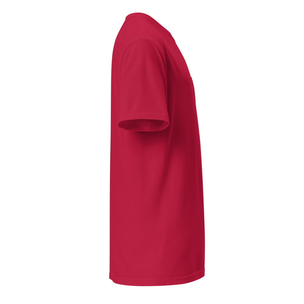 Unisex garment-dyed pocket t-shirt