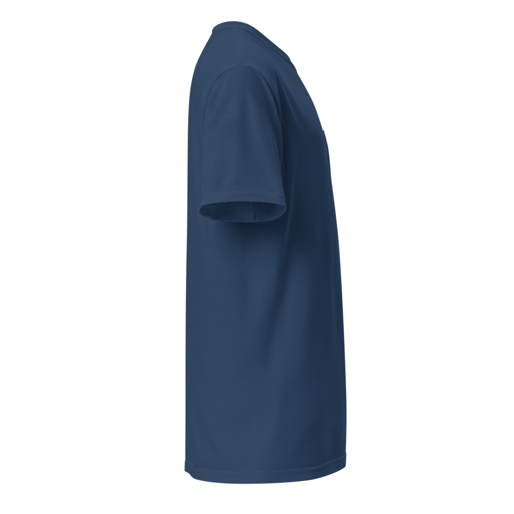 Unisex garment-dyed pocket t-shirt