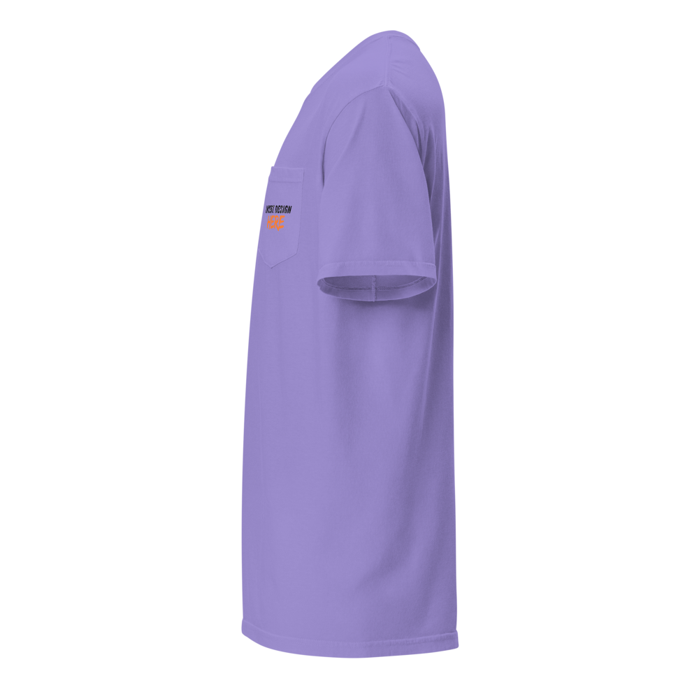Unisex garment-dyed pocket t-shirt